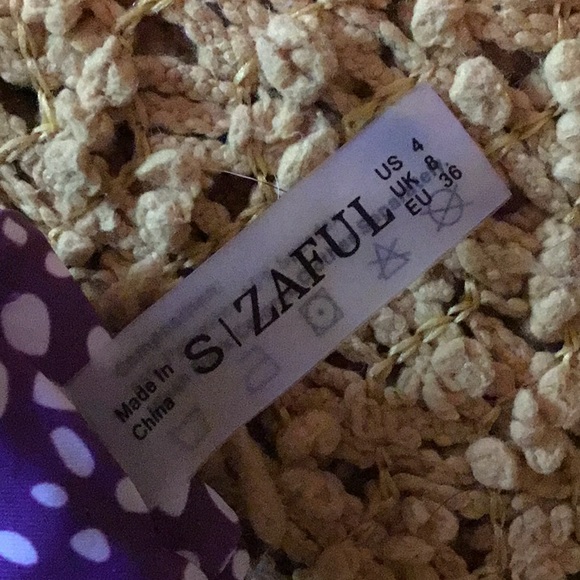 ZAFUL | Purple Polka Dot Bikini Small - Picture 2 of 2